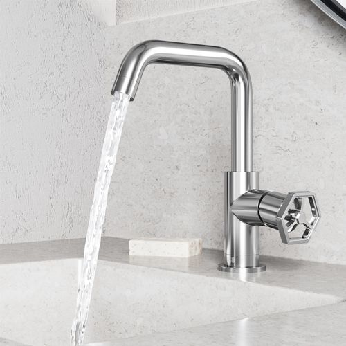 Main product image of Ruxton Single Handle Bathroom Faucet, Side-Mounted Handle (Chrome), VG01051CH