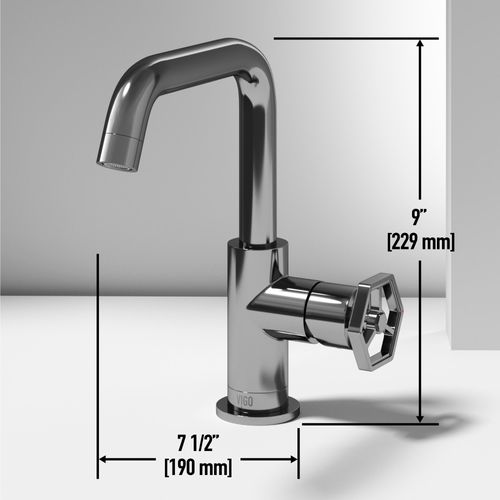 Main product image of Ruxton Single Handle Bathroom Faucet, Side-Mounted Handle (Chrome), VG01051CH