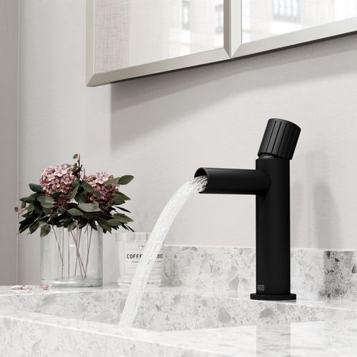 Main product image of Ashford Single Handle Bathroom Faucet (Matte Black), VG01052MB