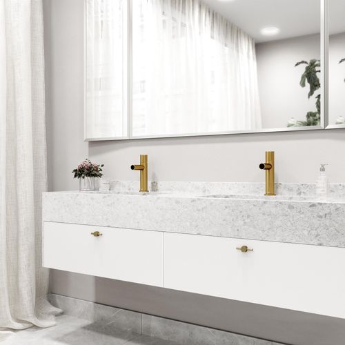 Main product image of Ashford Single Handle Bathroom Faucet (Matte Brushed Gold), VG01052MG