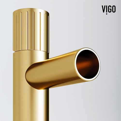 Main product image of Ashford Single Handle Bathroom Faucet (Matte Brushed Gold), VG01052MG