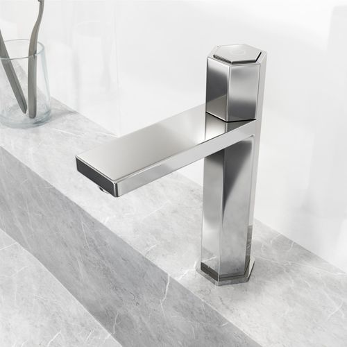 Main product image of Nova Button Operated Bathroom Faucet (Chrome), VG01053CH