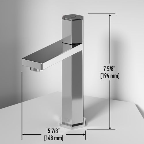 Main product image of Nova Button Operated Bathroom Faucet (Chrome), VG01053CH