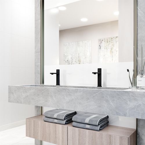 Main product image of Nova Button Operated Bathroom Faucet (Matte Black), VG01053MB
