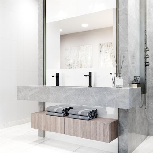 Main product image of Nova Button Operated Bathroom Faucet (Matte Black), VG01053MB