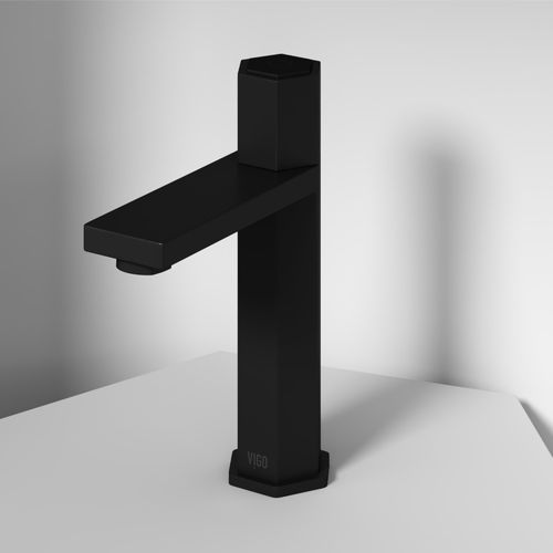 Main product image of Nova Button Operated Bathroom Faucet (Matte Black), VG01053MB