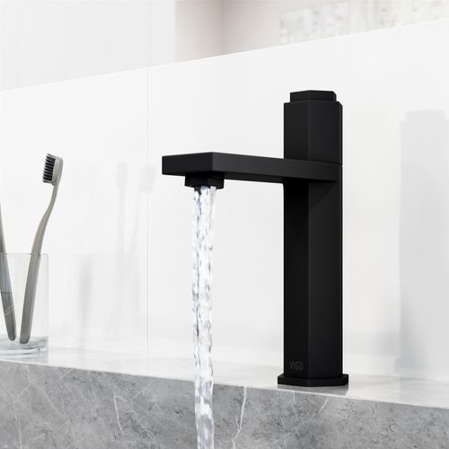 Main product image of Nova Button Operated Bathroom Faucet (Matte Black), VG01053MB