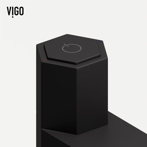 Main product image of Nova Button Operated Bathroom Faucet (Matte Black), VG01053MB