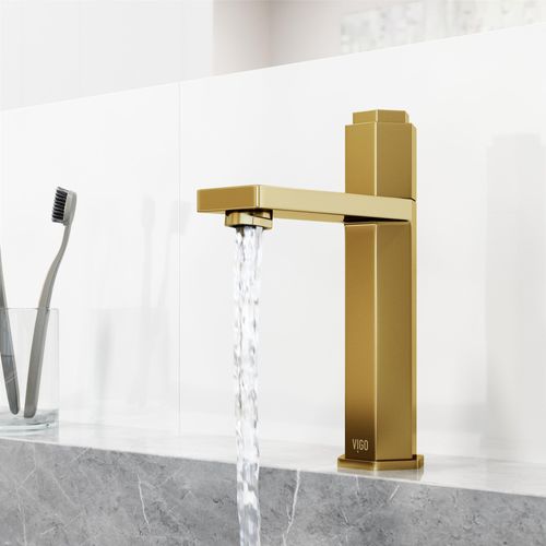 Main product image of Nova Single Handle Bathroom Faucet (Matte Brushed Gold), VG01053MG