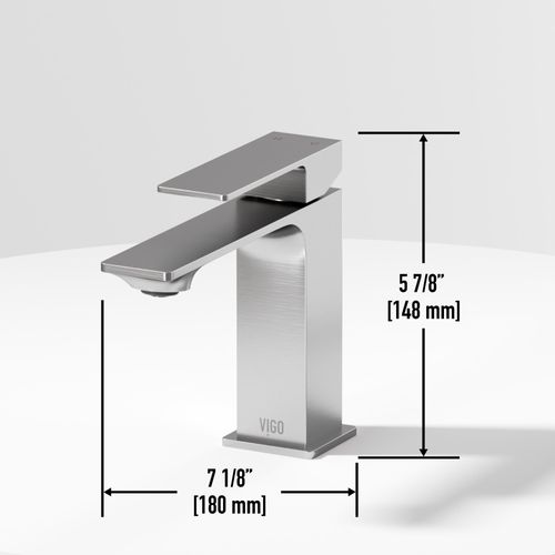 Main product image of Dunn Single Handle Bathroom Faucet (Brushed Nickel), VG01054BN