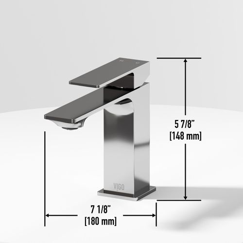 Main product image of Dunn Single Handle Bathroom Faucet (Chrome), VG01054CH