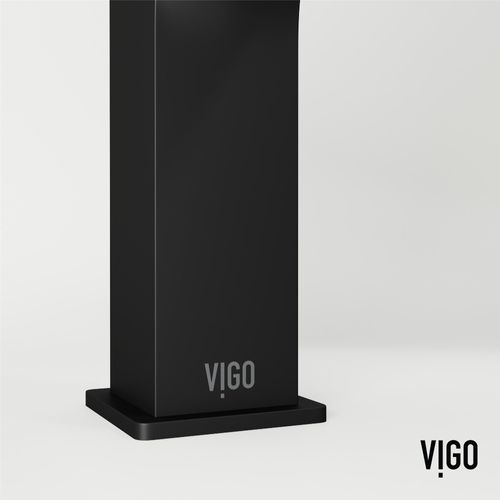 Main product image of Dunn Single Handle Bathroom Faucet (Matte Black), VG01054MB