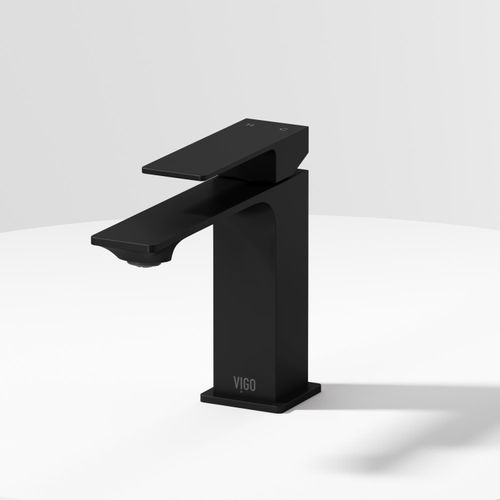 Main product image of Dunn Single Handle Bathroom Faucet (Matte Black), VG01054MB