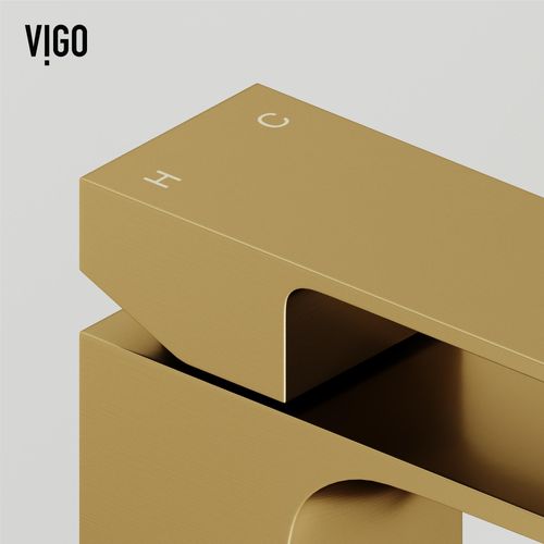 Main product image of Dunn Single Handle Bathroom Faucet (Matte Brushed Gold), VG01054MG