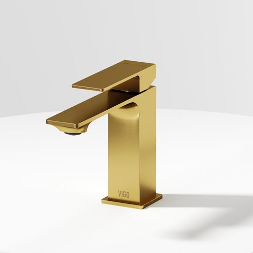 Main product image of Dunn Single Handle Bathroom Faucet (Matte Brushed Gold), VG01054MG