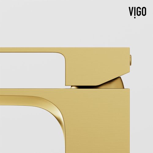 Main product image of Dunn Single Handle Bathroom Faucet (Matte Brushed Gold), VG01054MG