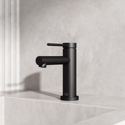 Main product image of Jewel Single Handle Bathroom Faucet (Matte Black), VG01055MB