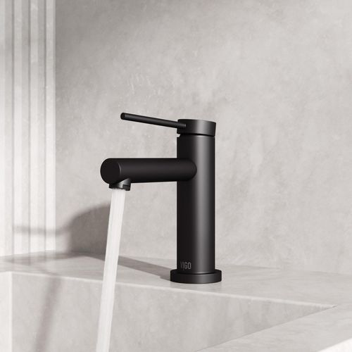 Main product image of Jewel Single Handle Bathroom Faucet (Matte Black), VG01055MB