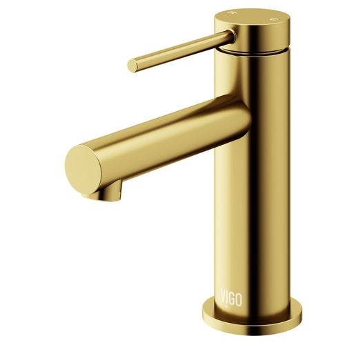 Main product image of Jewel Single Handle Bathroom Faucet (Matte Brushed Gold), VG01055MG