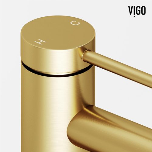Main product image of Jewel Single Handle Bathroom Faucet (Matte Brushed Gold), VG01055MG