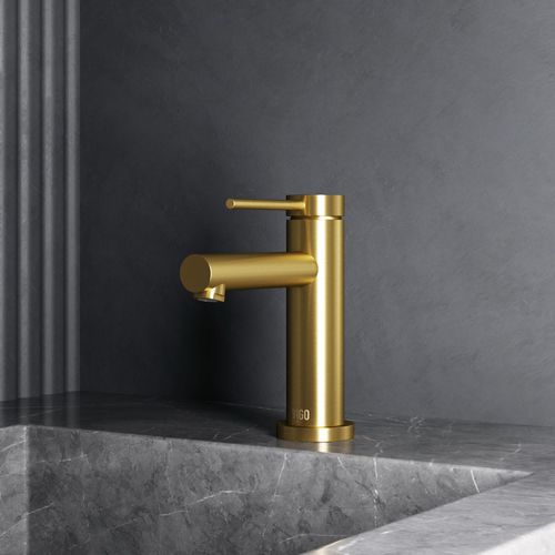 Main product image of Jewel Single Handle Bathroom Faucet (Matte Brushed Gold), VG01055MG