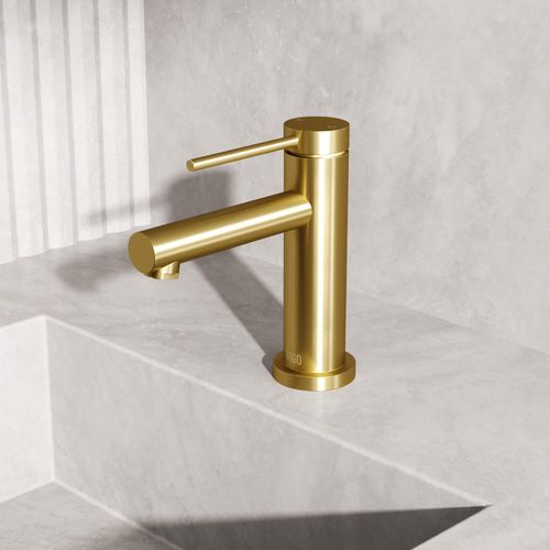 Main product image of Jewel Single Handle Bathroom Faucet (Matte Brushed Gold), VG01055MG