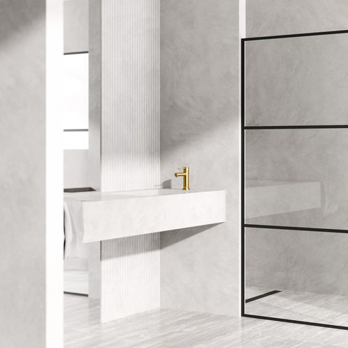 Main product image of Jewel Single Handle Bathroom Faucet (Matte Brushed Gold), VG01055MG