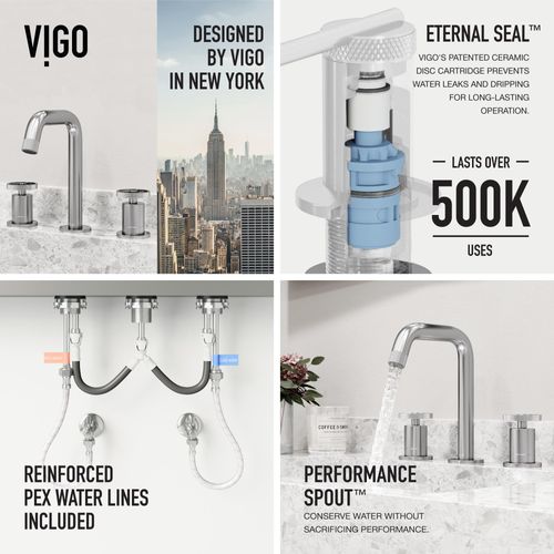 Main product image of Cass Two Handle Widespread Bathroom Faucet (Brushed Nickel), VG01301BN