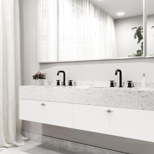 Main product image of Cass Two Handle Widespread Bathroom Faucet (Matte Black), VG01301MB