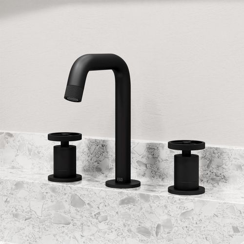 Main product image of Cass Two Handle Widespread Bathroom Faucet (Matte Black), VG01301MB
