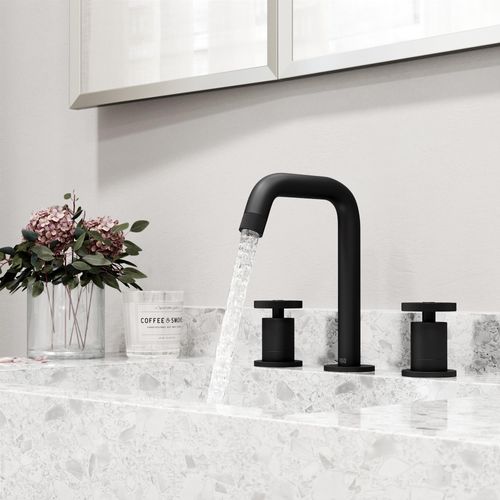 Main product image of Cass Two Handle Widespread Bathroom Faucet (Matte Black), VG01301MB