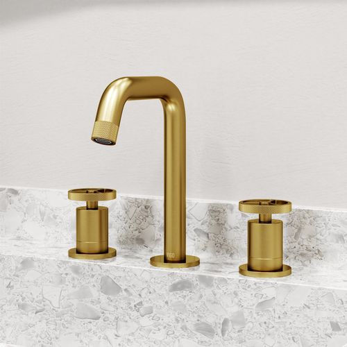 Main product image of Cass Two Handle Widespread Bathroom Faucet (Matte Brushed Gold), VG01301MG