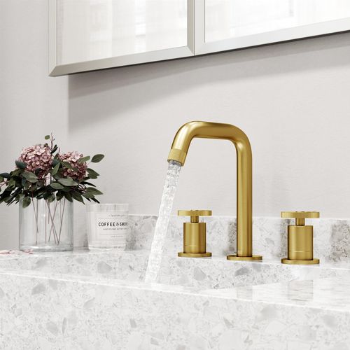 Main product image of Cass Two Handle Widespread Bathroom Faucet (Matte Brushed Gold), VG01301MG