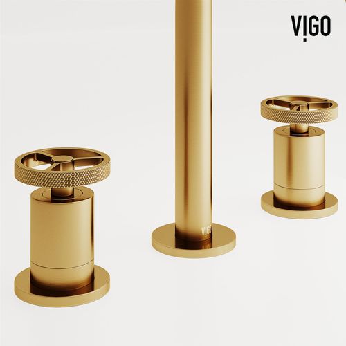 Main product image of Cass Two Handle Widespread Bathroom Faucet (Matte Brushed Gold), VG01301MG