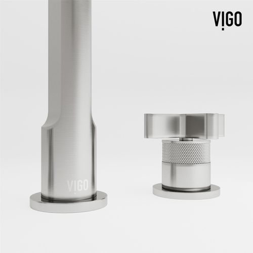 Main product image of Wythe Two Handle Widespread Bathroom Faucet, Cross-Shaped Handles (Brushed Nickel), VG01302BN
