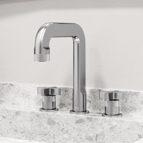 Main product image of Wythe Two Handle Widespread Bathroom Faucet, Cross-Shaped Handles (Brushed Nickel), VG01302BN