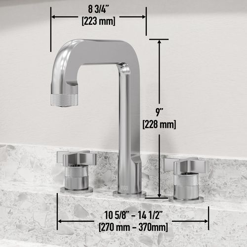 Main product image of Wythe Two Handle Widespread Bathroom Faucet, Cross-Shaped Handles (Chrome), VG01302CH