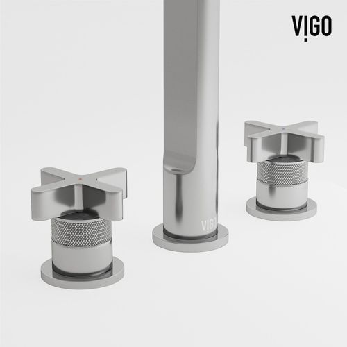 Main product image of Wythe Two Handle Widespread Bathroom Faucet, Cross-Shaped Handles (Chrome), VG01302CH