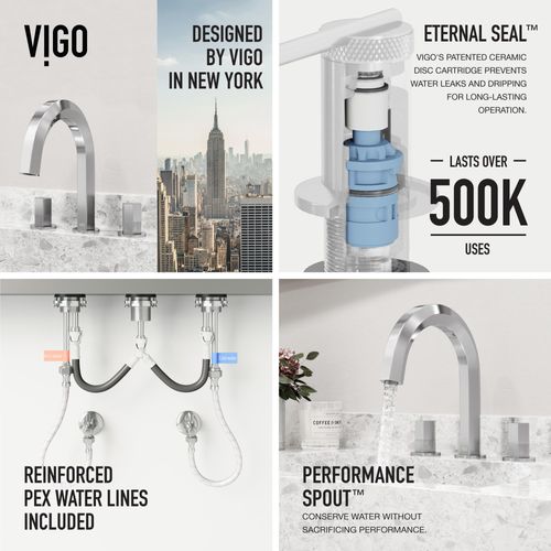 Main product image of Hart Two Handle Bathroom Faucet (Chrome), VG01303CH