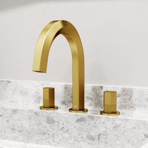Main product image of Hart Two Handle Bathroom Faucet (Matte Brushed Gold), VG01303MG