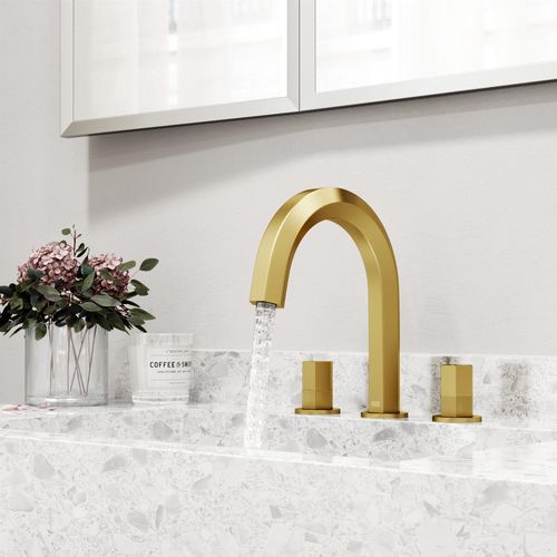 Main product image of Hart Two Handle Bathroom Faucet (Matte Brushed Gold), VG01303MG