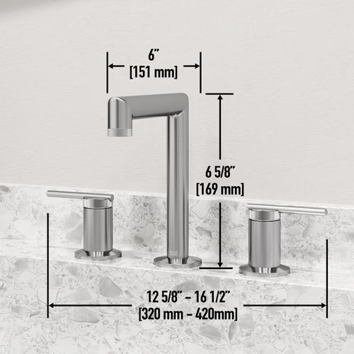 Main product image of Sterling Two Handle Widespread Bathroom Faucet (Brushed Nickel), VG01304BN