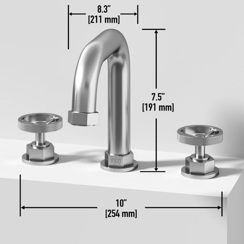 Main product image of Hart Two Handle Widespread Bathroom Faucet (Brushed Nickel), VG01305BN