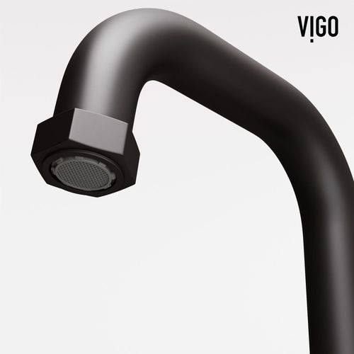 Main product image of Hart Two Handle Widespread Bathroom Faucet, Angular Spout (Matte Black), VG01305MB