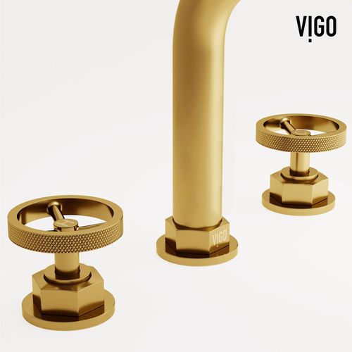 Main product image of Hart Two Handle Widespread Bathroom Faucet (Matte Brushed Gold), VG01305MG