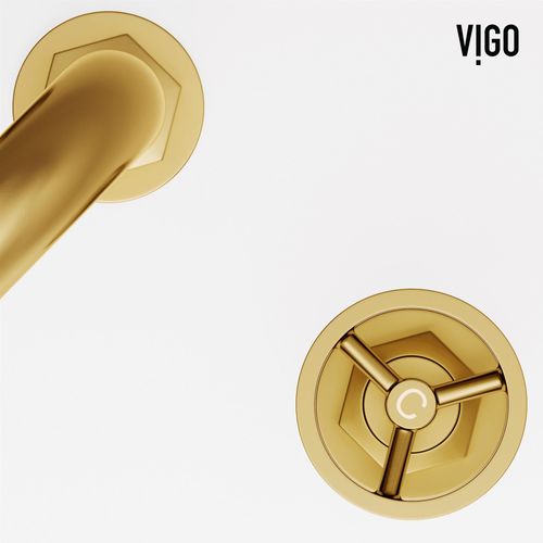 Main product image of Hart Two Handle Widespread Bathroom Faucet (Matte Brushed Gold), VG01305MG