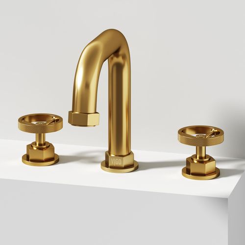 Main product image of Hart Two Handle Widespread Bathroom Faucet (Matte Brushed Gold), VG01305MG