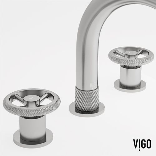 Main product image of Wythe Two Handle Widespread Bathroom Faucet, Knob Handles (Brushed Nickel), VG01306BN
