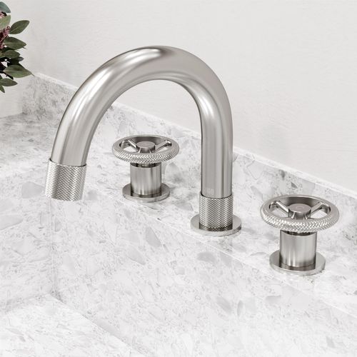 Main product image of Wythe Two Handle Widespread Bathroom Faucet, Knob Handles (Brushed Nickel), VG01306BN