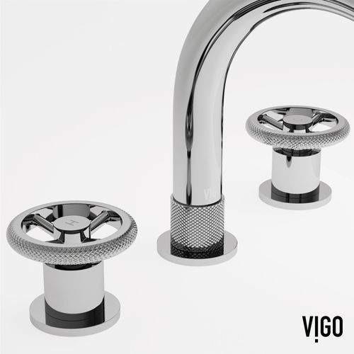 Main product image of Wythe Two Handle Widespread Bathroom Faucet, Knob Handles (Chrome), VG01306CH